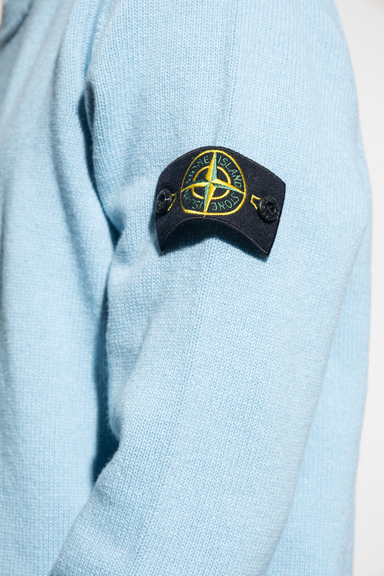 Blue Sweater with logo Stone Island - Vitkac Canada